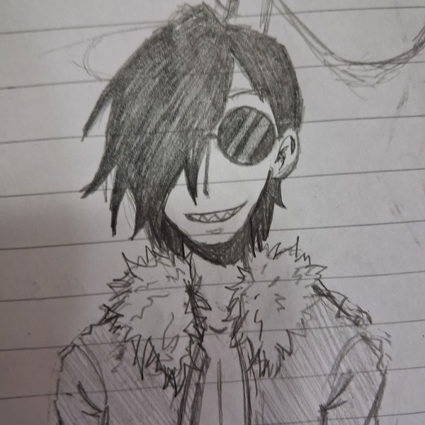 niko desenhado em lápis